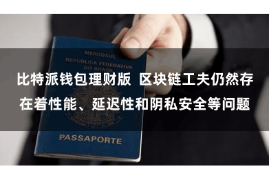 比特派钱包理财版  区块链工夫仍然存在着性能、延迟性和阴私安全等问题